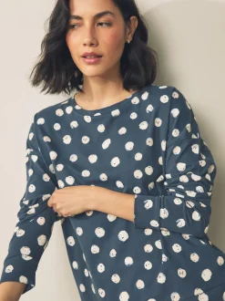 Met stippen - Long Sleeve Pyjamas 3 Pack