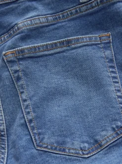 Middenblauw denim - Mid Rise Stretch Bootcut Jeans