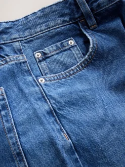 Middenblauw denim - Straight Leg Jeans