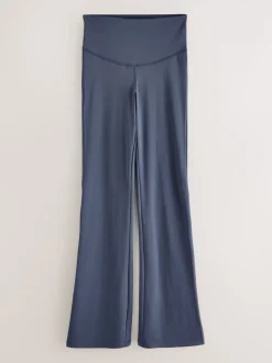 Midnight Blue - Superzachte Dry Tech yogasportleggings met uitlopende pijpen