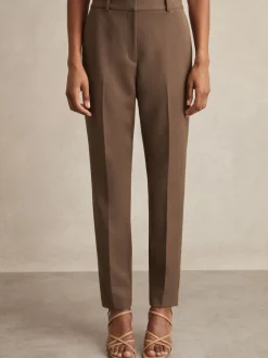 Mink neutraal - Reiss Gabi slim-fit kostuumbroek