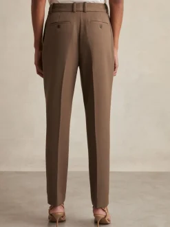 Mink neutraal - Reiss Gabi slim-fit kostuumbroek