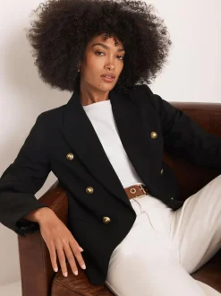 Mint Velvet blazer met dubbele rij knopen