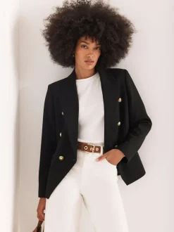 Mint Velvet blazer met dubbele rij knopen