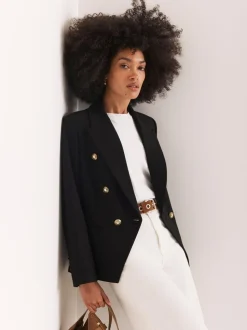 Mint Velvet blazer met dubbele rij knopen