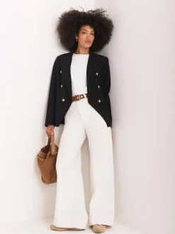 Mint Velvet blazer met dubbele rij knopen