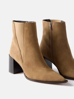 Mint Velvet Noa Suede Block Heel Boots