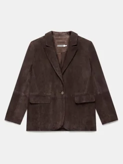 Mint Velvet Suede Blazer