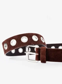 Mint Velvet Suede Eyelet Belt