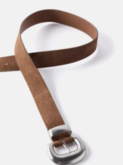 Mint Velvet Suede Statement Buckle Belt