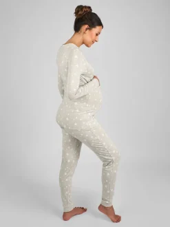 Mintgroen - JoJo Maman Bébé Maternity & Nursing Star Pyjamas Set