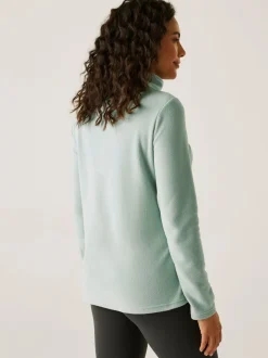 Mintgroen - Regatta Sweethart fleece met rits bij de hals