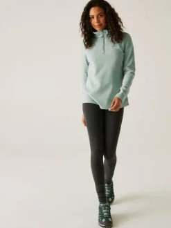 Mintgroen - Regatta Sweethart fleece met rits bij de hals