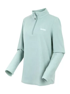 Mintgroen - Regatta Sweethart fleece met rits bij de hals