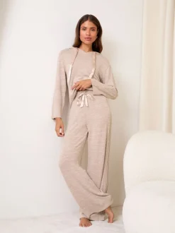 Mokka - Lipsy Ribbed Loungewear Joggers