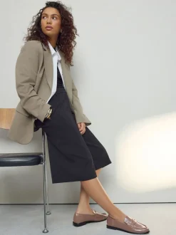 Mokkabruin - Forever Comfort® Penny loafers met ronde neus