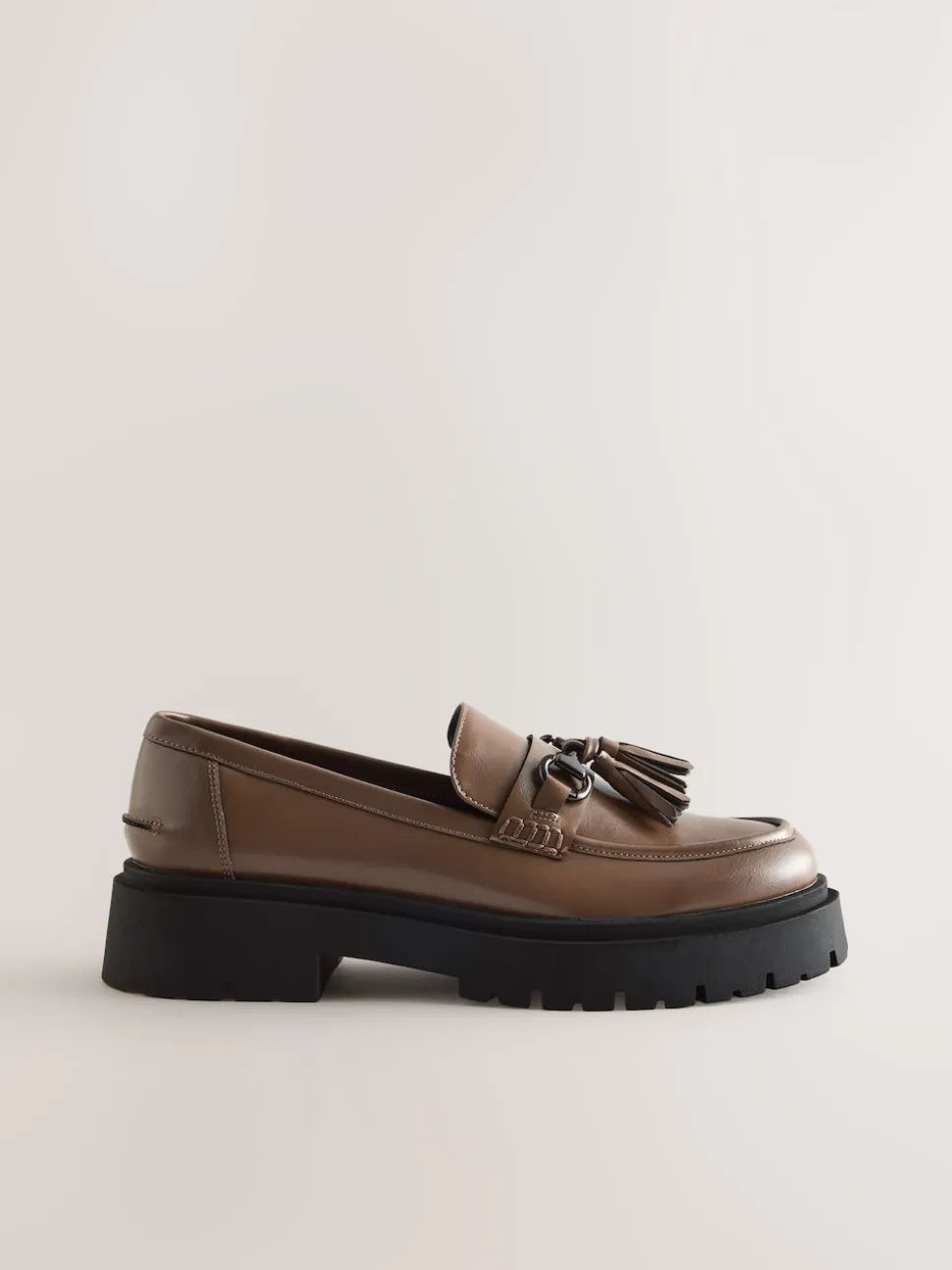 Mokkabruin - Forever Comfort Chunky Platform Tassel Loafers