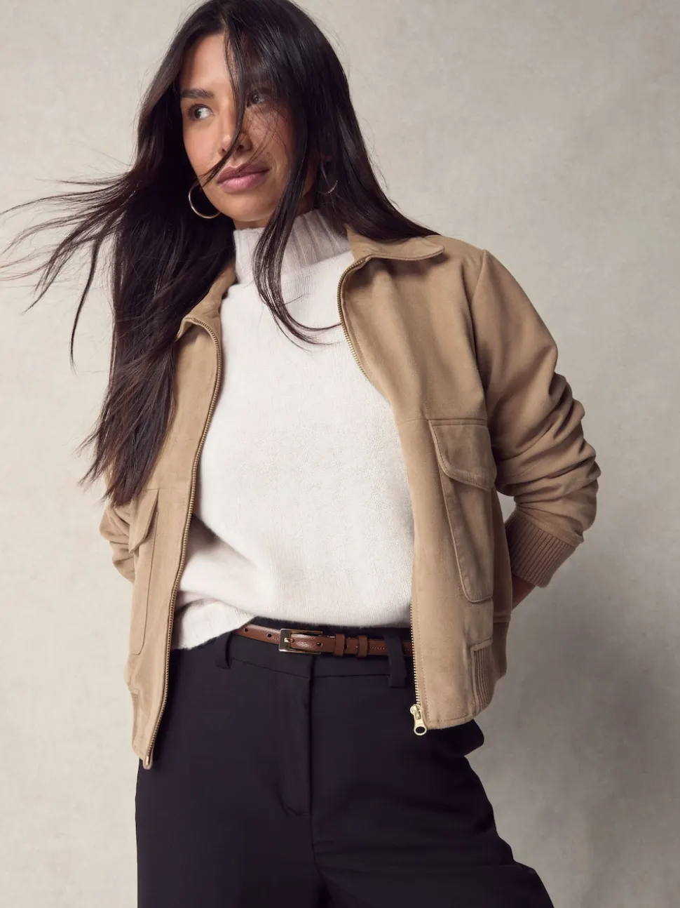 Mokkabruin - N. Premium skinny Made In Italy leren riem