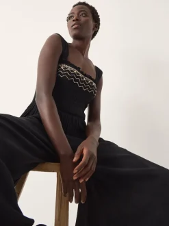 Monsoon Billie Embroidered Jumpsuit