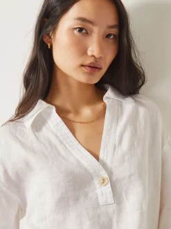 Monsoon Clover 100% linnen blouse
