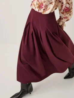 Monsoon Dani Pleat Midi Skirt