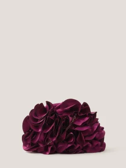 Monsoon Mindy Corsage Satin Clutch Bag