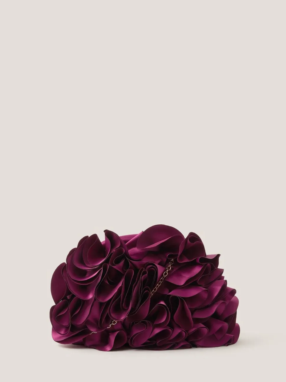 Monsoon Mindy Corsage Satin Clutch Bag