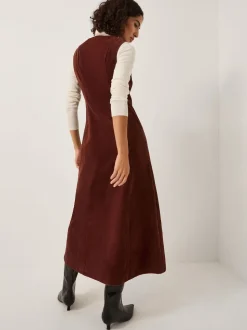 Monsoon Rubi Sleeveless Scallop Midi Dress