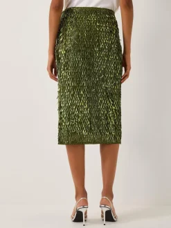 Monsoon Serenity Sequin Midi Skirt