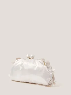 Monsoon Suvi Flower Embellished Clutch Bag