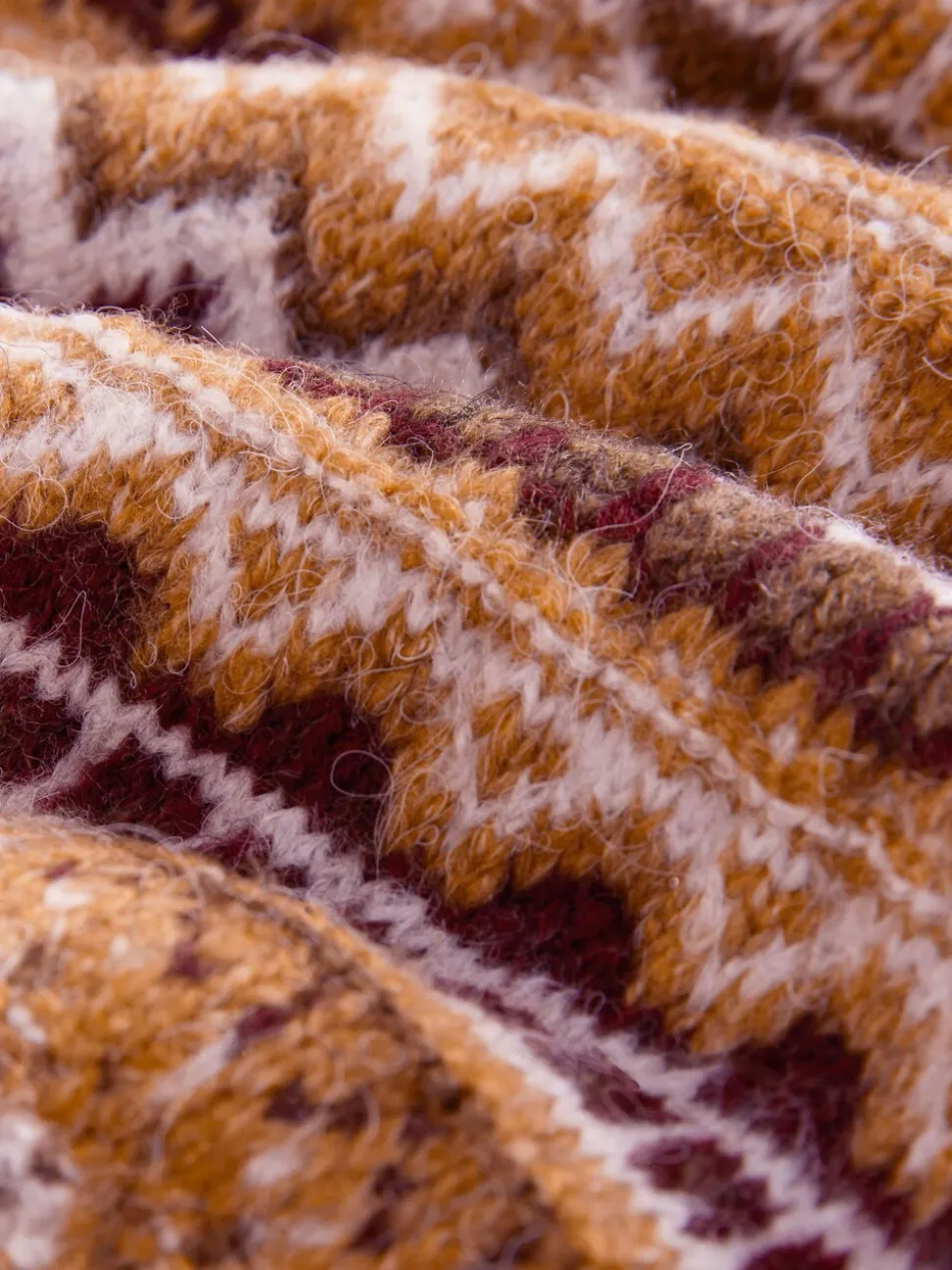 Mosterdgeel - Laura Ashley Fairisle Knitted Tank Top