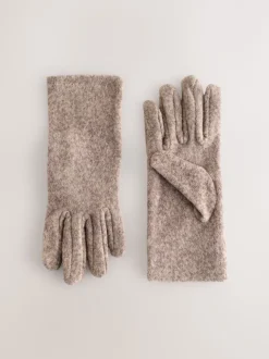Moutkleurig - Fleece handschoenen
