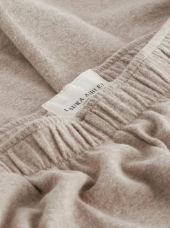 Moutkleurig - Laura Ashley gebreide loungebroek