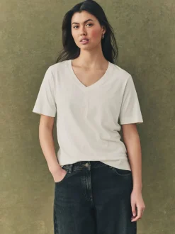 Multi - 5 Slouch T-shirts van katoenen Modal