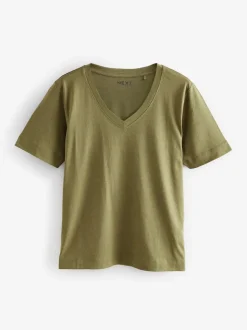 Multi - 5 Slouch T-shirts van katoenen Modal