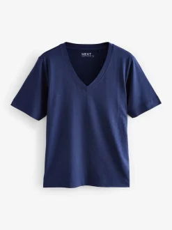 Multi - 5 Slouch T-shirts van katoenen Modal