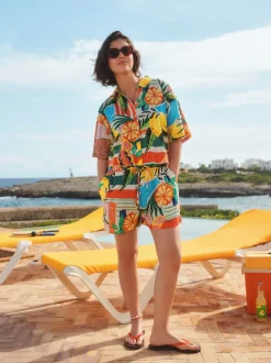 Multi - Broderie Summer Shorts