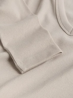 Multi - The Set 5 Pack Long Sleeve V-Neck Ribbed T-Shirts