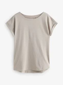 Multi - Verpakking van 7 T-shirts met kapmouwen van 100% katoen