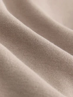 Naturel bruin - Active Longline Overhead Hoodie met superzacht naaddetail en zakken