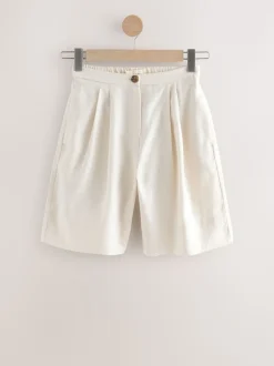 Natuurlijk - 100% linnen bermudashort