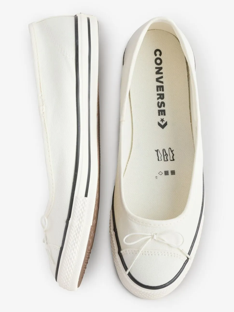Natuurlijk - Converse Chuck Taylor All Star Dainty Ballerina Canvas