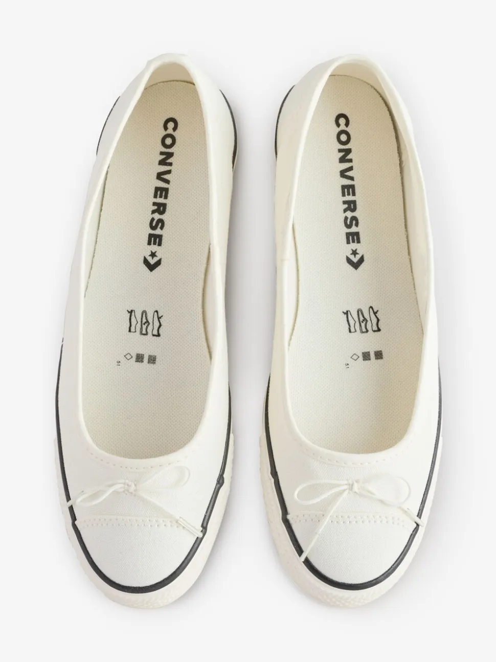 Natuurlijk - Converse Chuck Taylor All Star Dainty Ballerina Canvas