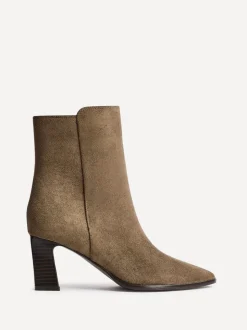 Natuurlijk - Linzi Thorn Stacked Block Heel Ankle Boots