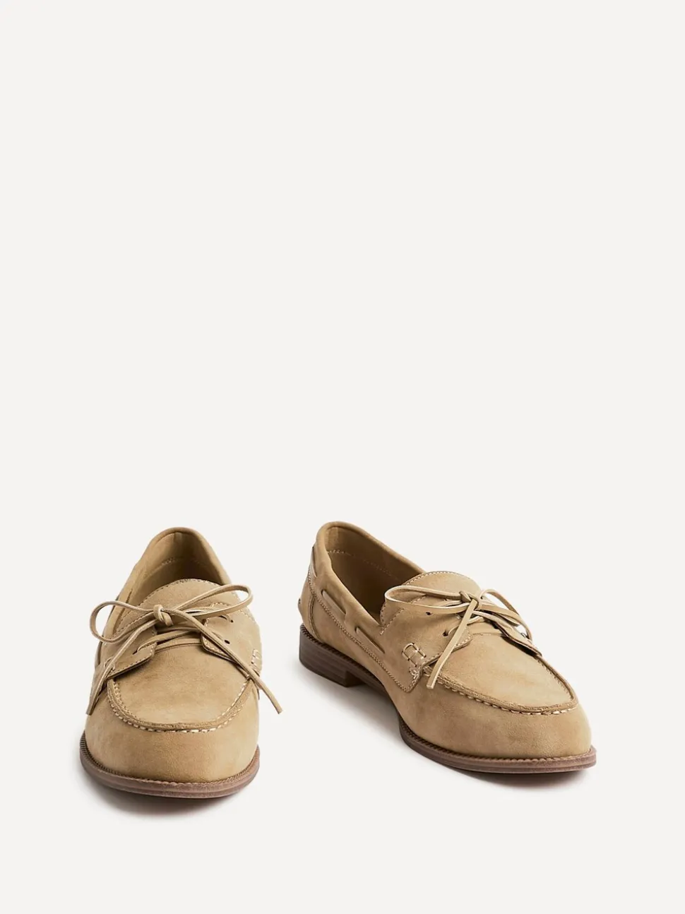 Natuurlijk - Linzi Vanish Slip-On Loafers With Lace Detailing