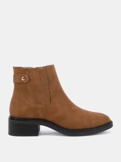 Natuurlijk - Novo Wide Fit Darlina Flat Chelsea Ankle Boots