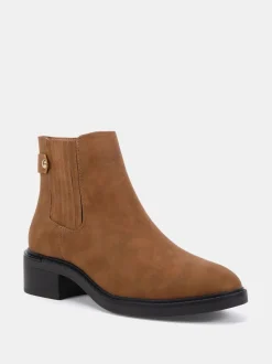 Natuurlijk - Novo Wide Fit Darlina Flat Chelsea Ankle Boots