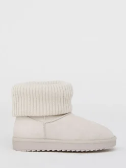 Natuurlijk - Simply Be Cuff Slipper Boots