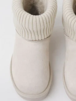 Natuurlijk - Simply Be Cuff Slipper Boots