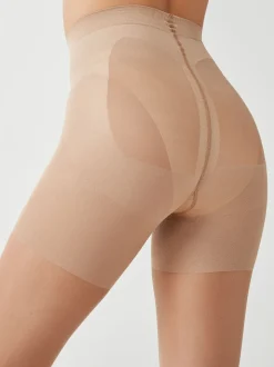 Natuurlijk bruin - Set van 3 glanzende 20 deniet panty's